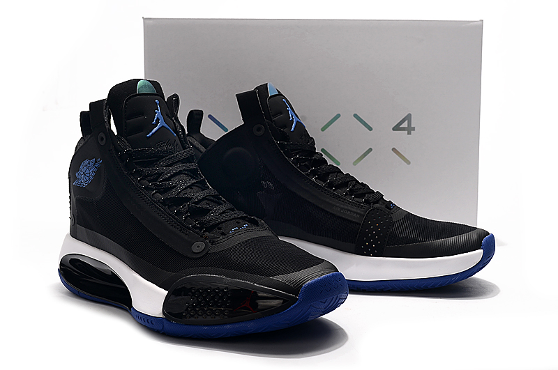2019 Men Air Jordan XXXIV Black Blue Shoes